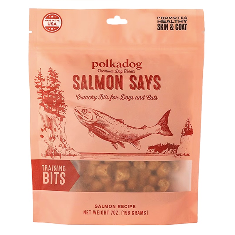 Salmon Says Salmon Recipe Crunchy Bits Training Dog Treats