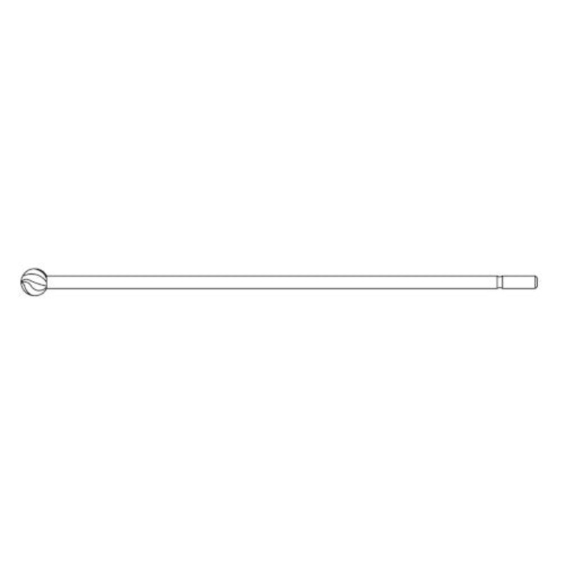 3mm Long Bur Carbide Round Non Sterile