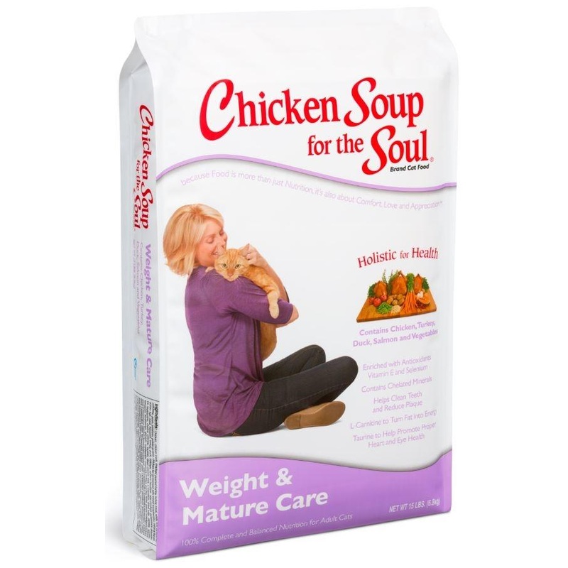 Chicken Soup For The Soul Weight and Mature Care Dry Cat Food