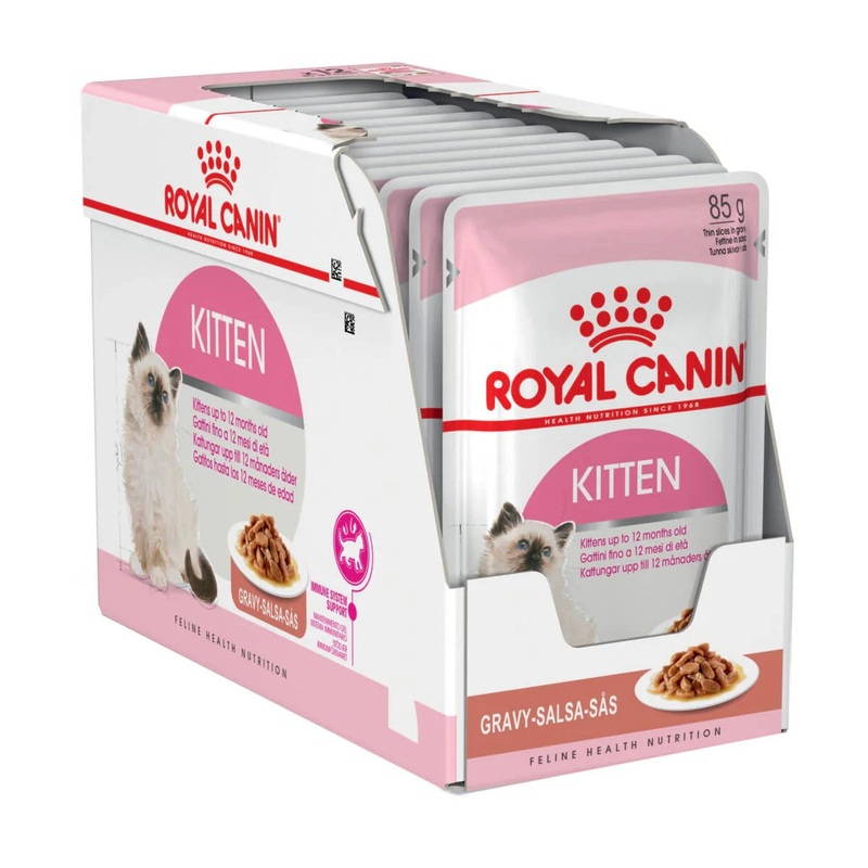 ROYAL CANIN CAT POUCH HEALTH NUTRITION KITTEN INSTINCTIVE GRAVY 85G x 12