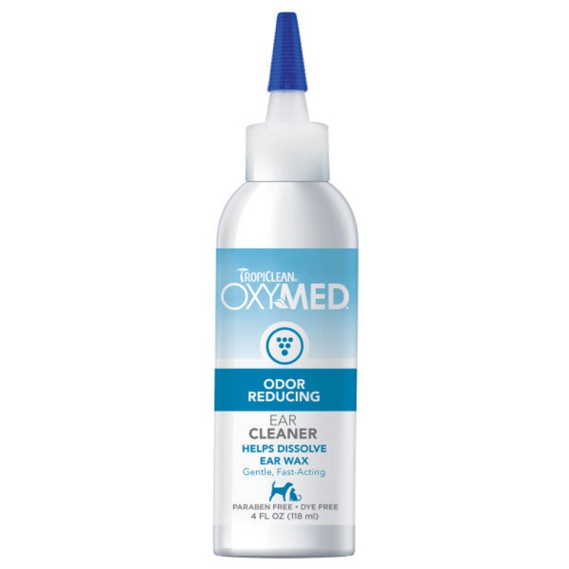 TropiClean OxyMed Ear Cleaner for Pets 4 oz