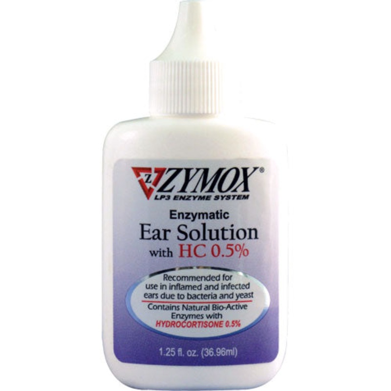 Zymox 1.25 oz. Enzymatic Ear Solution 1.25-oz