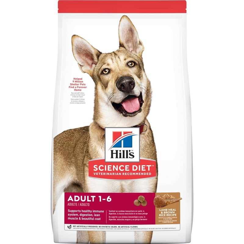 Hill’s Science Diet Adult Lamb Meal & Brown Rice Recipe dog food