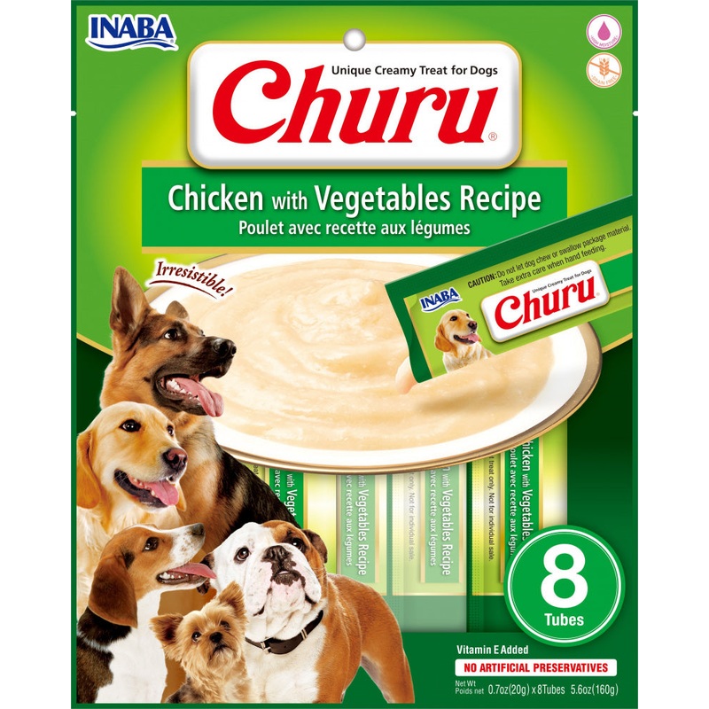 Inaba Dog Churu Chicken With Vegetables Recipe Dog Treat