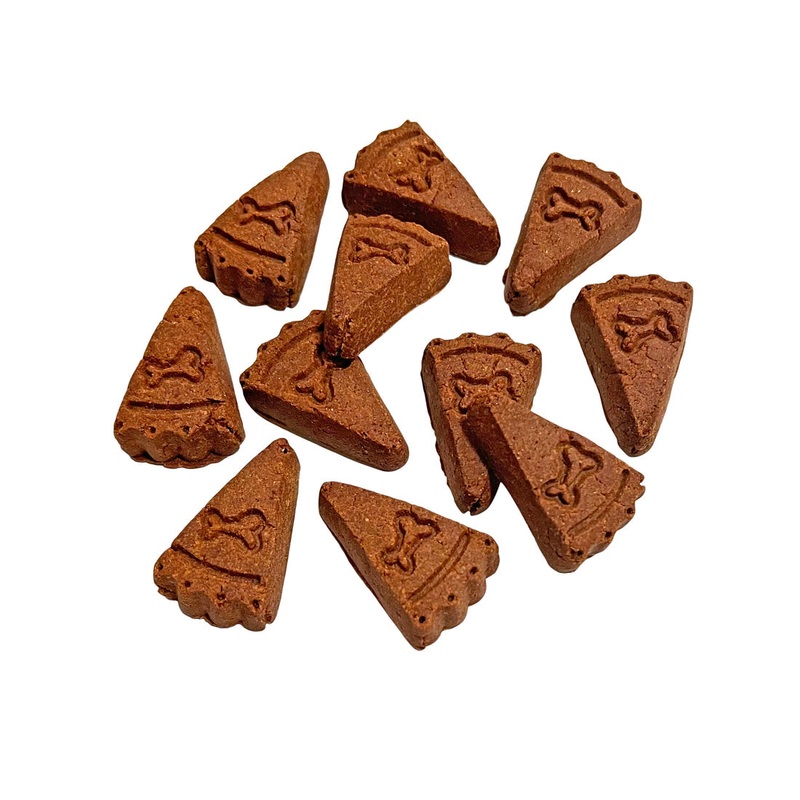 Lazy Dog Pup Pie Ice Cream Triple Berry Slice Swirled w/Peanut Butter Cup Scoop