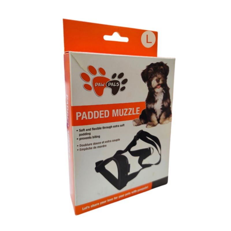Paw Pals Nylon and Padded Muzzle[Sizes – L]