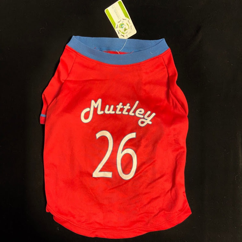 Red Muttley Jersey 14″