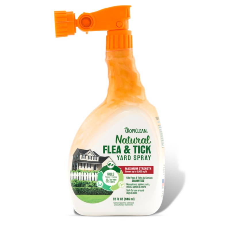 TropiClean Natural Flea & Tick Yard Spray 32 oz