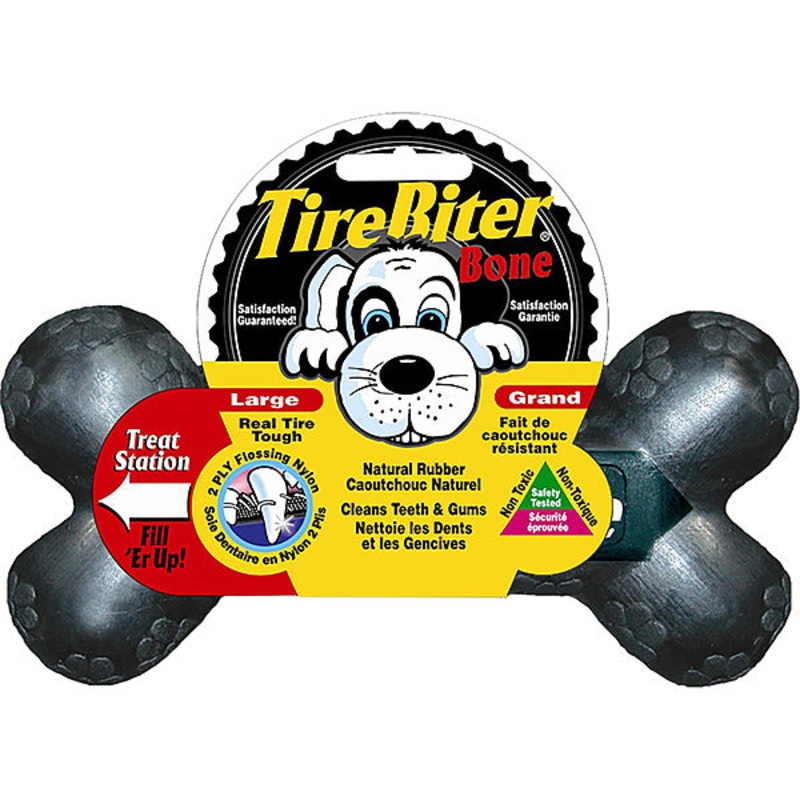 Mammoth Tire Biter Bone Treat Station Large 8.25″