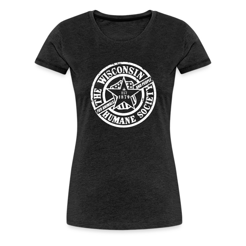 WHS 1879 Logo Contoured Premium T-Shirt charcoal grey S