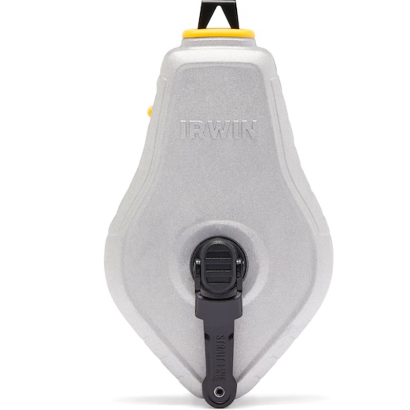 Irwin STRAIT-LINE Classic Aluminum Chalk Reel w/ Blue Chalk 4 oz