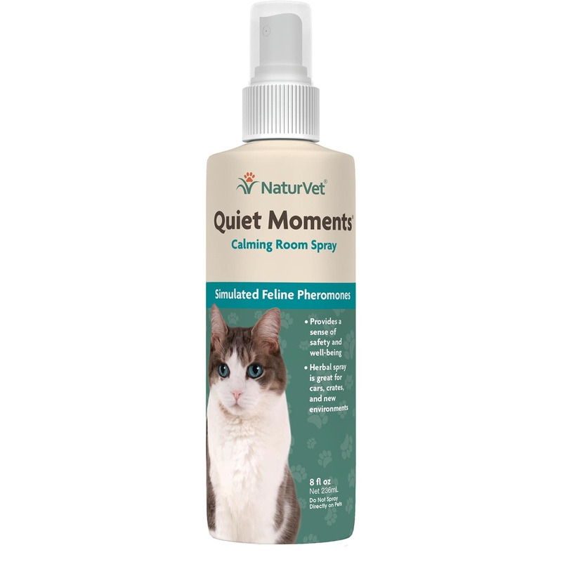 Naturvet Quiet Moments Calming Room Spray with Simulated Pheremones – Dogs or Cats Dog