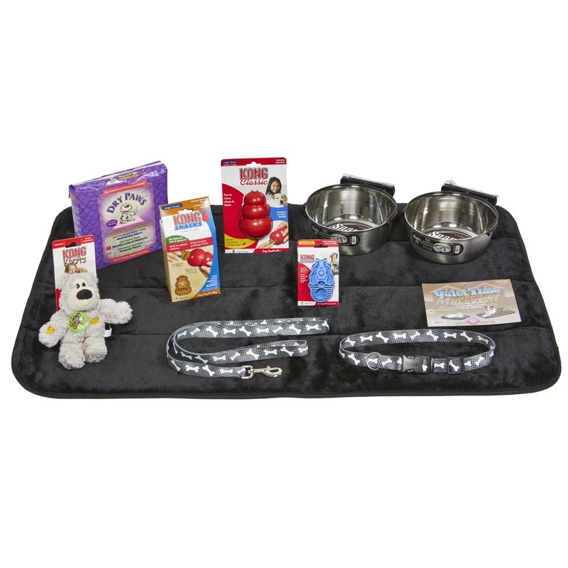 MidWest Large Puppy Kit Dog Bowls, Dog Bed & Training Pads