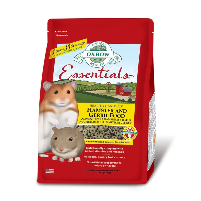 Oxbow Animal Health Essentials Hamster & Gerbil Food 1 Lbs