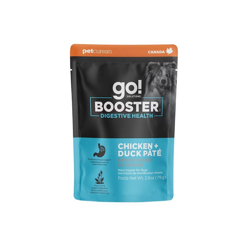 Petcurean Go! Solutions Booster Chicken + Duck Pt for Digestive Health Wet Dog Food 2.8 oz