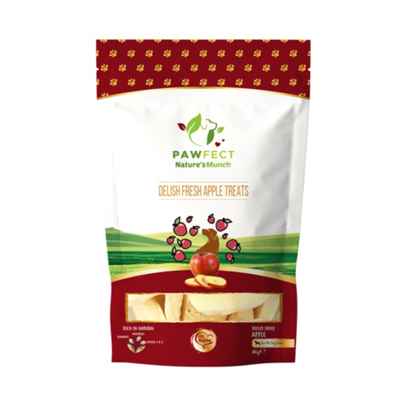 Pawfect Natures Munch Freeze-Dried Dog Treats Apple 40g
