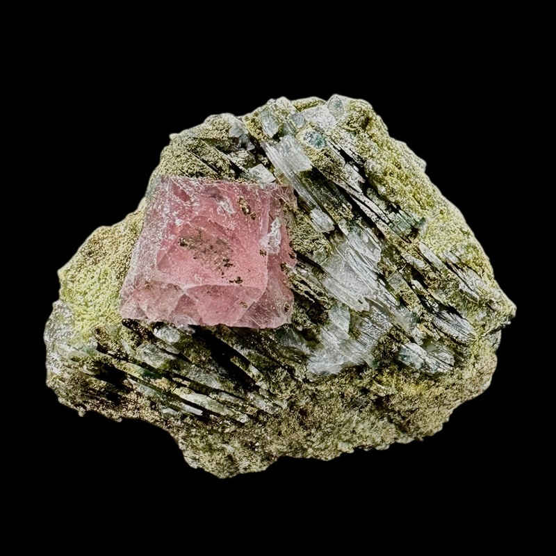 Red Octahedron Fluorite