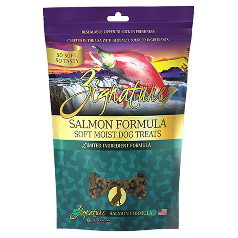 Salmon Formula Limited Ingredient Soft Moist Grain-Free Training Dog Treats 4oz