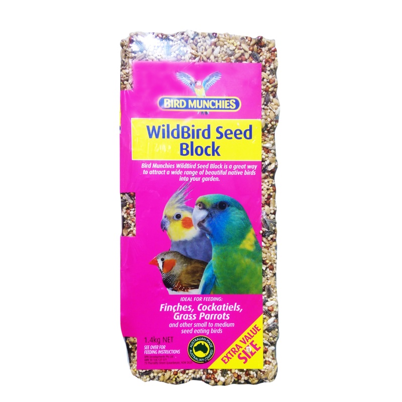 Bird Munchies – Wild Bird Seed Block 1.4kg 1.4kg