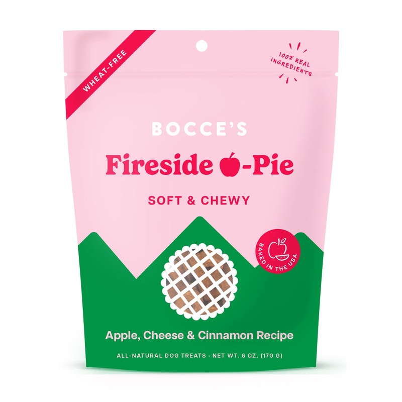 Bocce’s Bakery Fireside Apple Pie Soft & Chewy Dog Treats 6oz