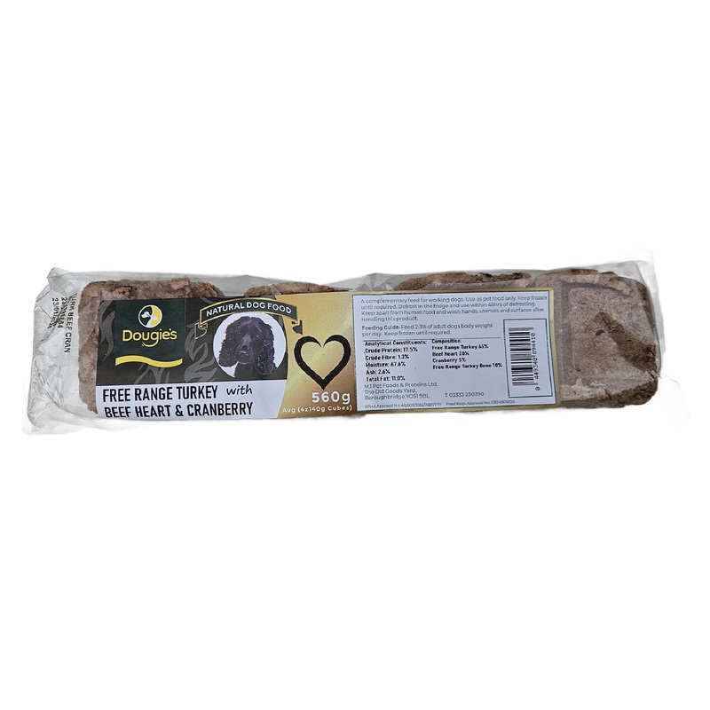 Dougies Turkey, Beef Heart & Cranberry