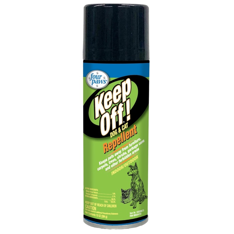 Four Paws Keep Off! Dog and Cat Repellent Outdoors & Indoors Spray 10 oz