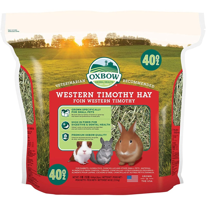 Oxbow Western Timothy Hay Small Mammal Food 90oz
