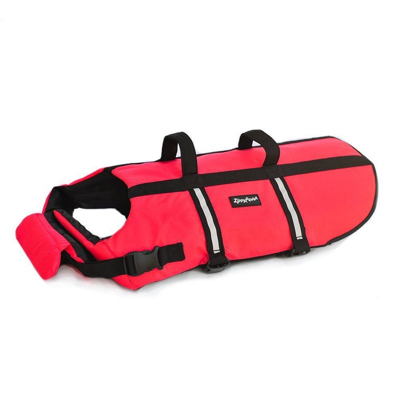 ZippyPaws Adventure Life Jacket, Red, Large