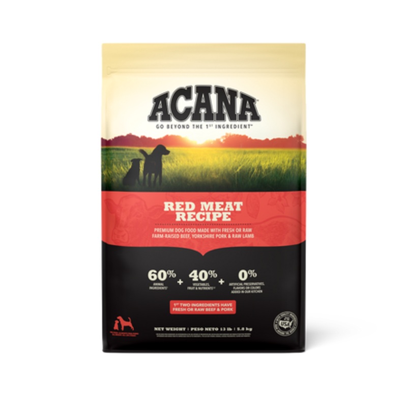 Acana Heritage Red Meat Dry Dog Food 13-lb
