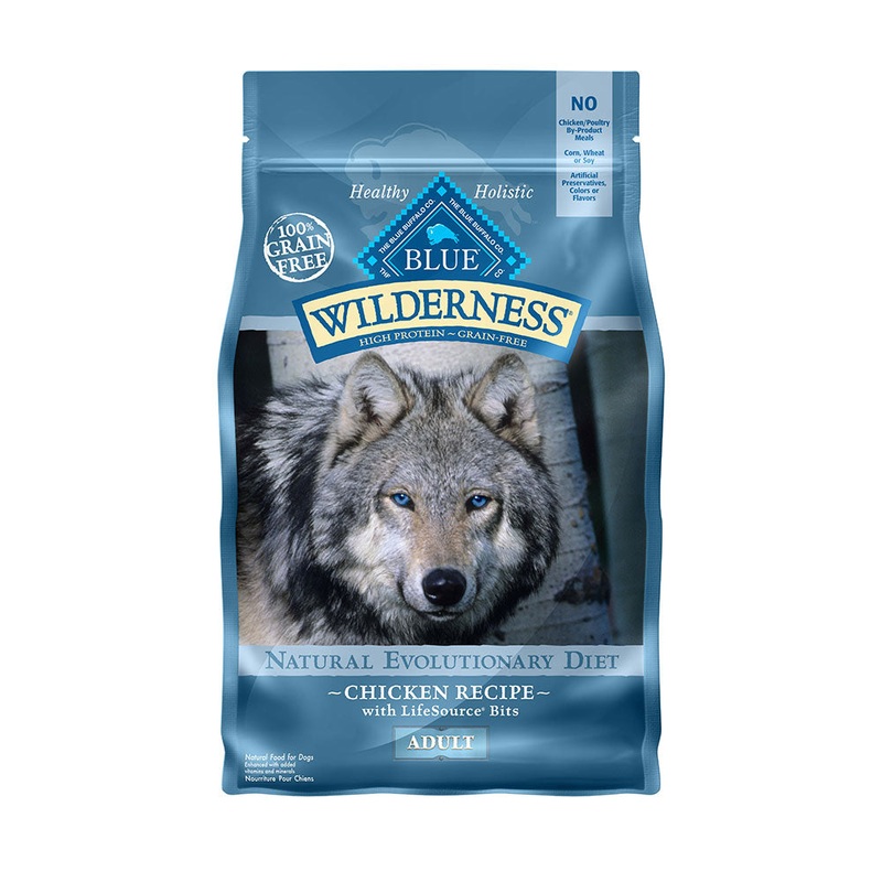 Blue Buffalo Wilderness Nature’s Evolutionary Diet Grain Free Chicken Adult Dog Food 4.5 Lbs