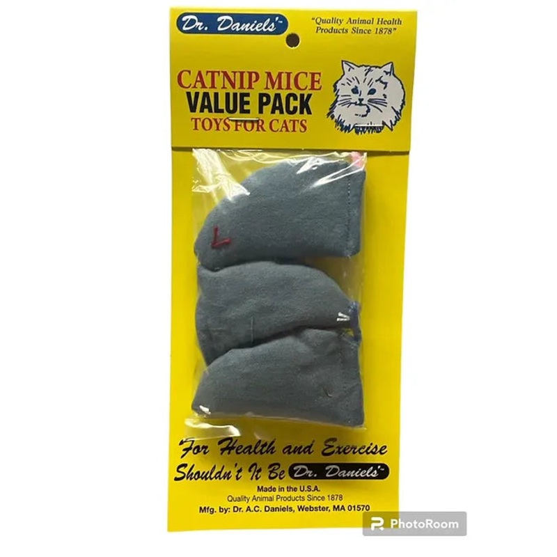Dr. Daniels Original CatNip Filled Mice 1 Count