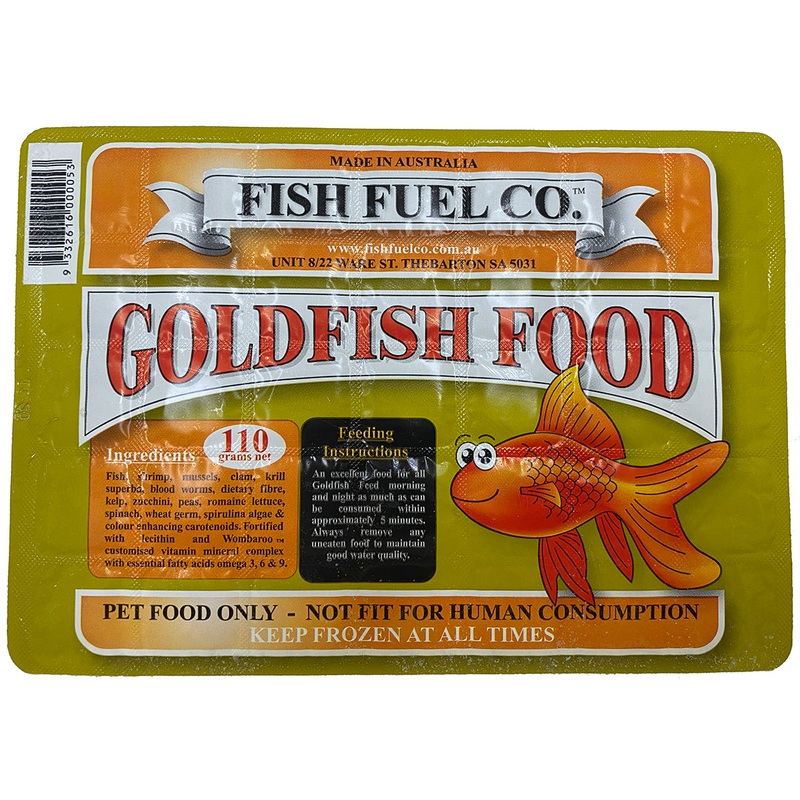 Fish Fuel Co. Frozen Goldfish Food – 10 Pack 110g