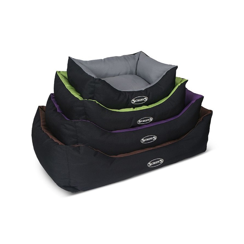 Scruffs Expedition Box Dog Bed  – CHOCOLATE Large