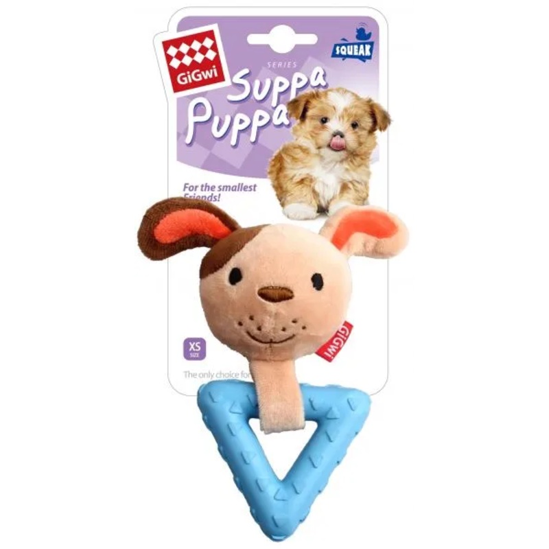 GIGWI SUPPA PUPPA PLUSH SQUEAKER