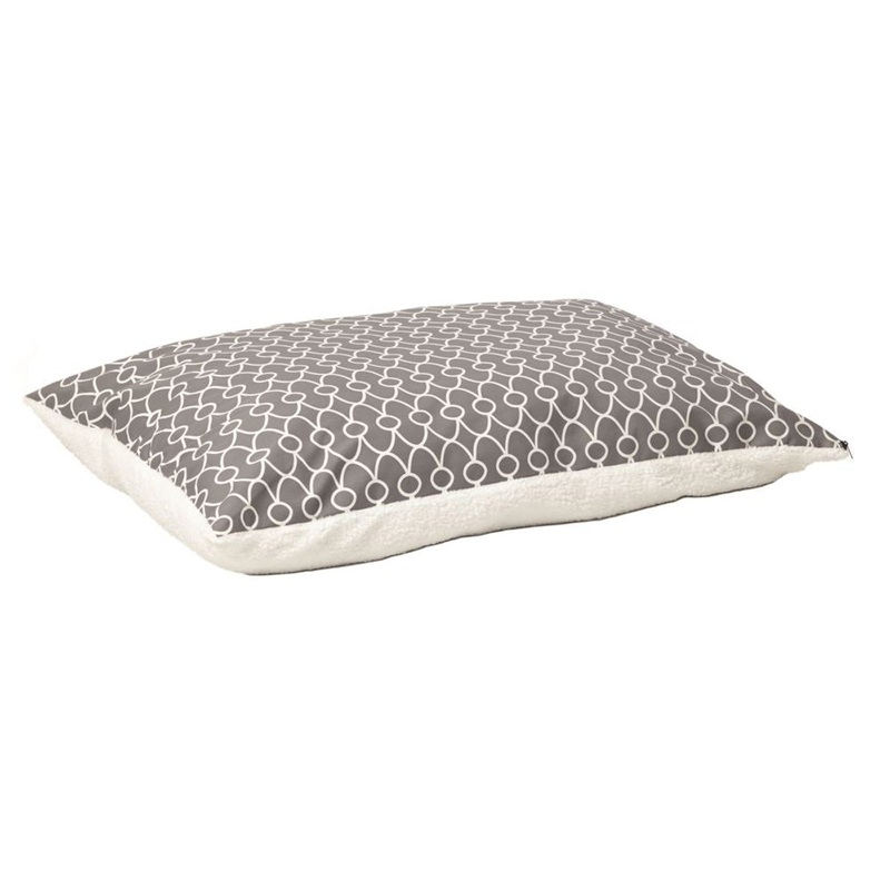 Midwest Gray Geo Pillow with Teflon Fabric Protector 27″ x 36″