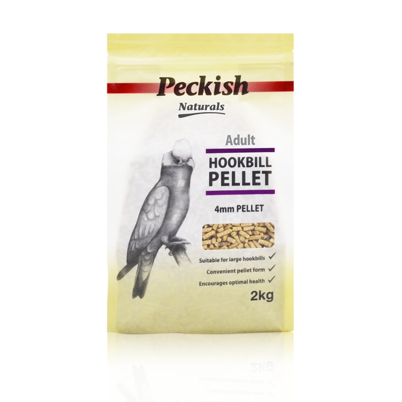 Peckish – Adult Hookbill 4mm Pellet (2kg) 2kg
