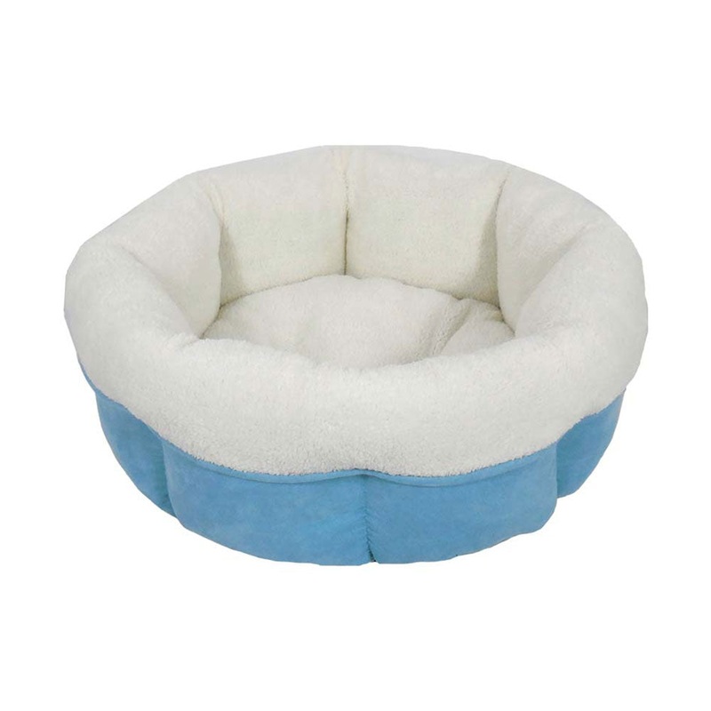 Sleepy Dog Peanut Cuddle Cup Dog Bed Blue 20 X 20 X 8 Inch