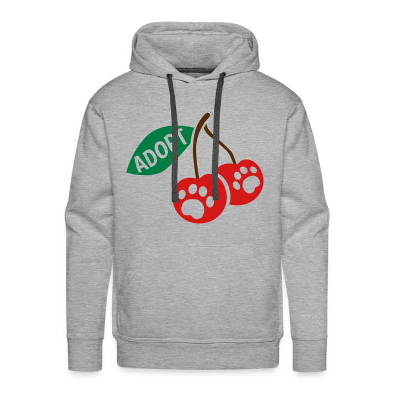 Door County Cherries Premium Hoodie heather grey S