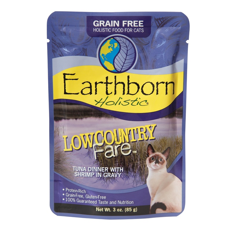 Earthborn Holistic Lowcountry Fair Wet Cat Food 3- Oz Packets; Case of 24