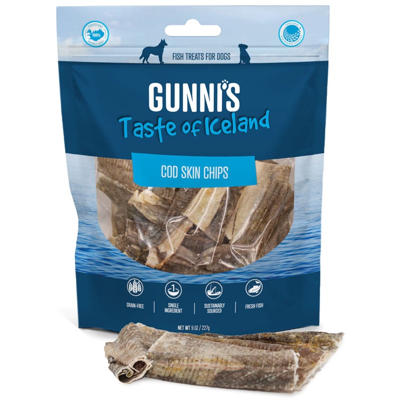 GUNNIS PET Cod Skin Chips 9oz
