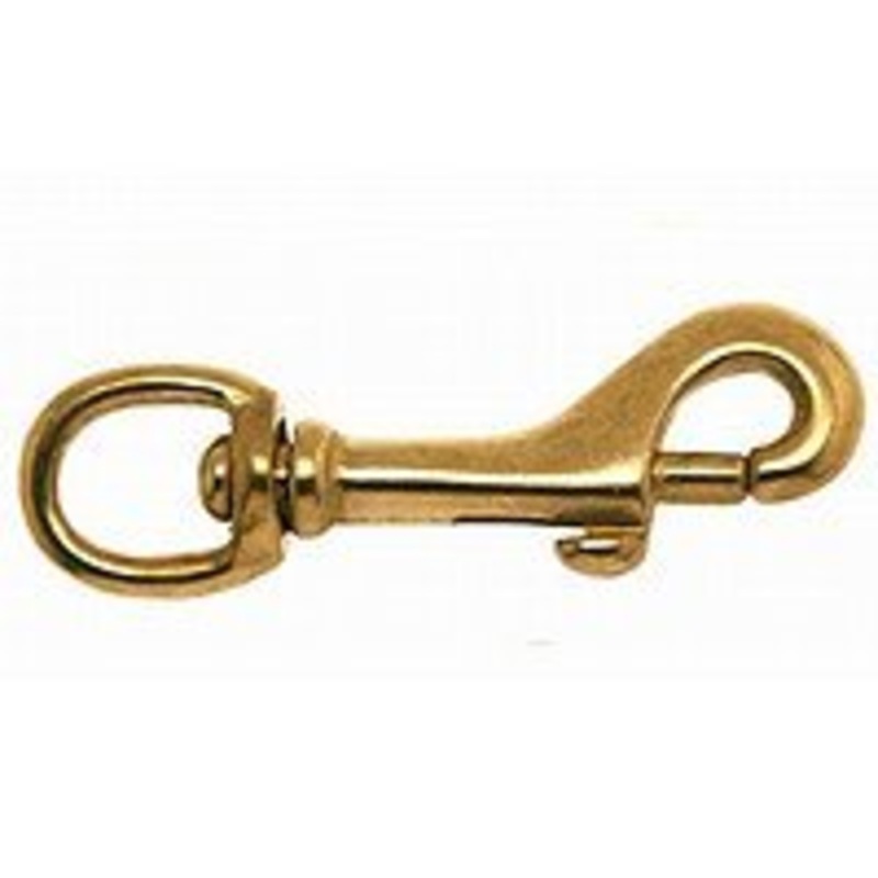 Campbell 3/8″ Swiveling, Round Eye Bolt Snap, Bronze, #5025B