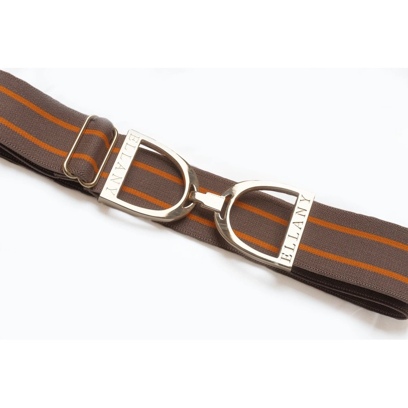 Ellany Ophelia – 1.5″ Gold Stirrup Elastic Belt