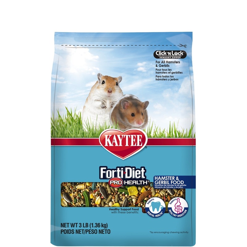 Kaytee Forti-Diet Pro Health Hamster and Gerbil Food 3-lb