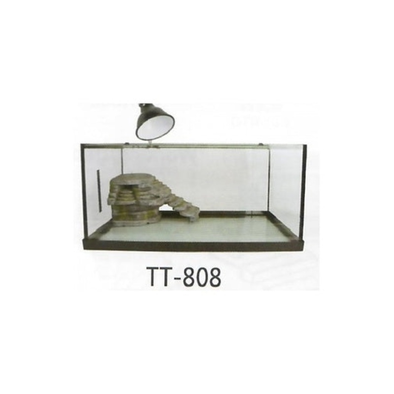 KW Zone Glass Turtle Tank With RL 101[Dimension – 65 x 27 x 31cm, Model – TT808]