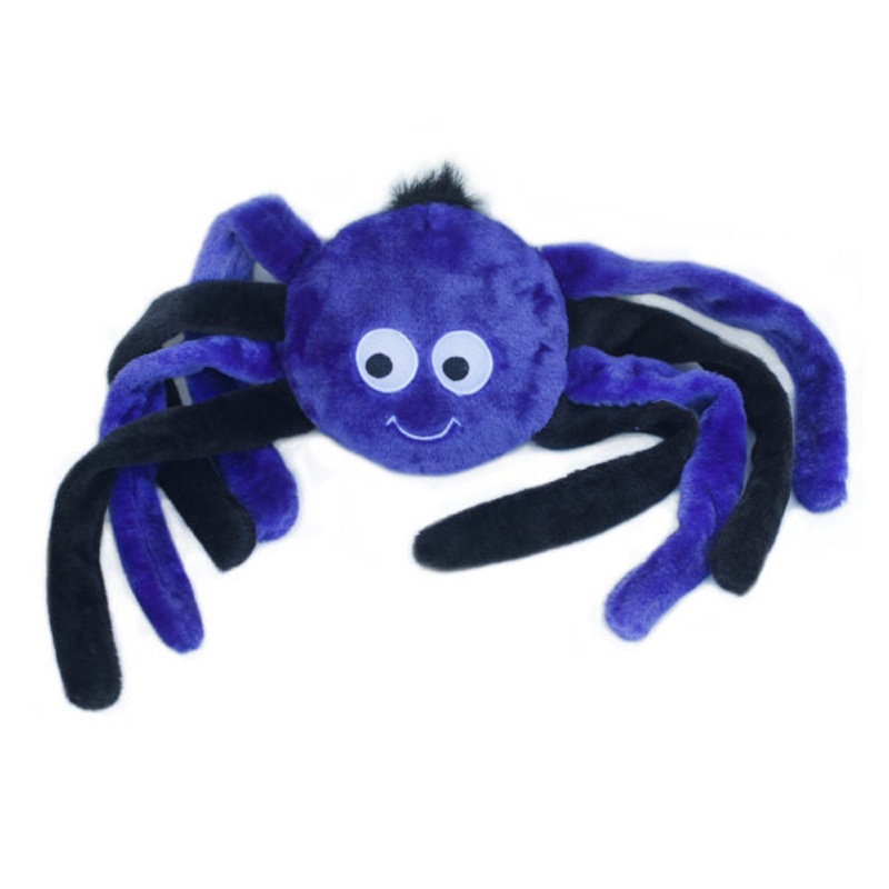 ZippyPaws Halloween Grunterz – Purple Spider