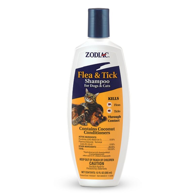ZODIAC FLEA & TICK SHAMPOO FOR DOGS & CATS