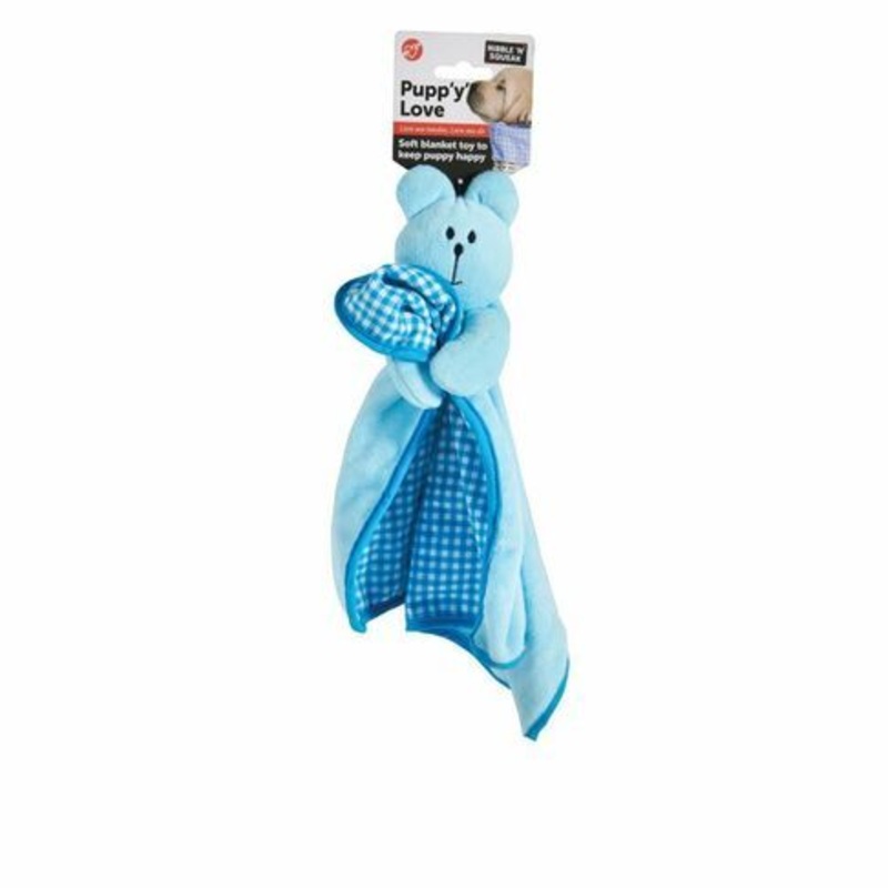 Nibble & Squeak Pupp ‘Y’ Love Blankie in Blue