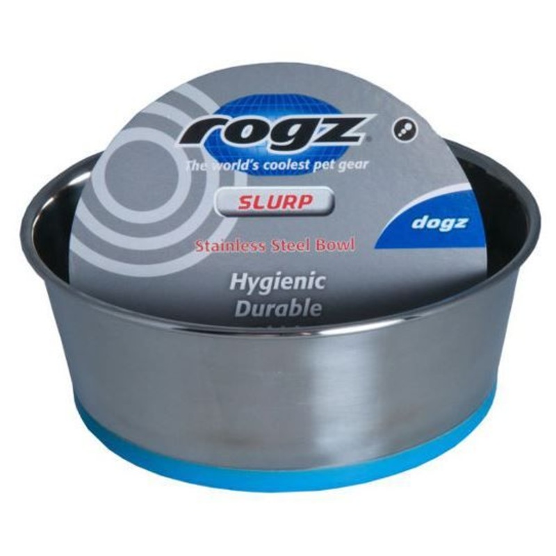 Rogz Slurp Dog Bowl – BLUE 3700ML