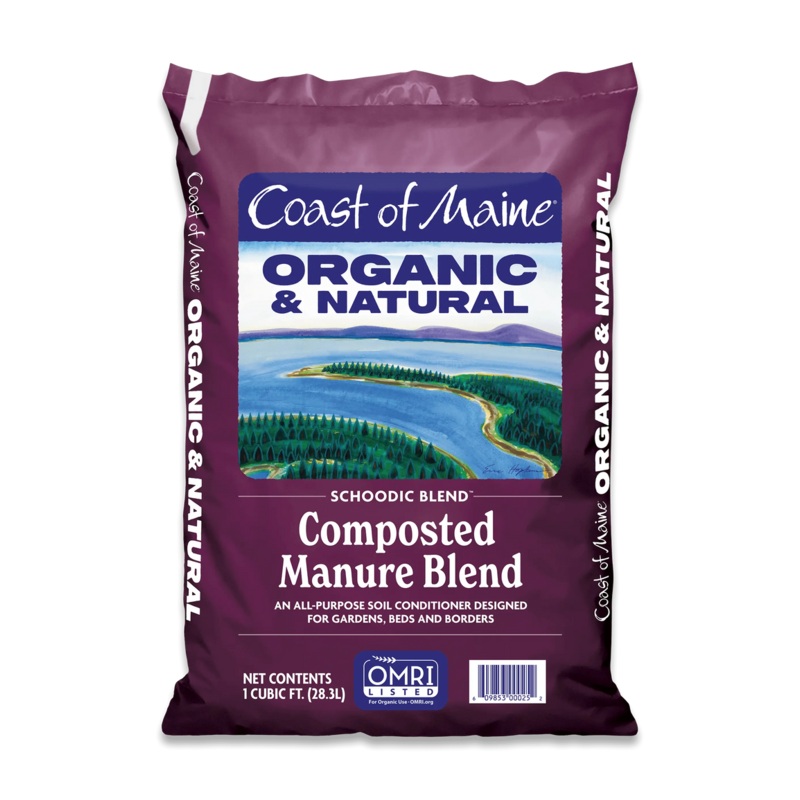 Schoodic Blend Cow Manure Compost 1 cf