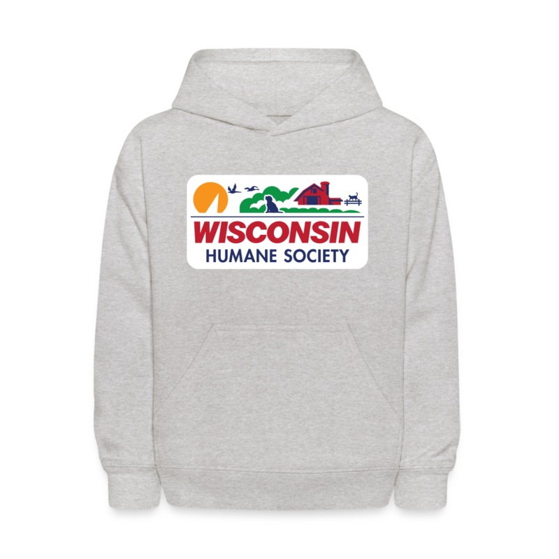 WHS License Plate Kids’ Hoodie heather gray S